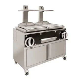 Barbecue argentin inox professionnel