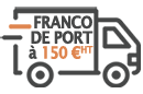 franco de port à 150 € HT